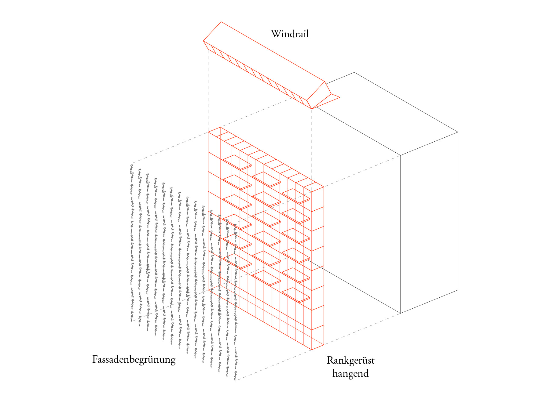 building with pergola