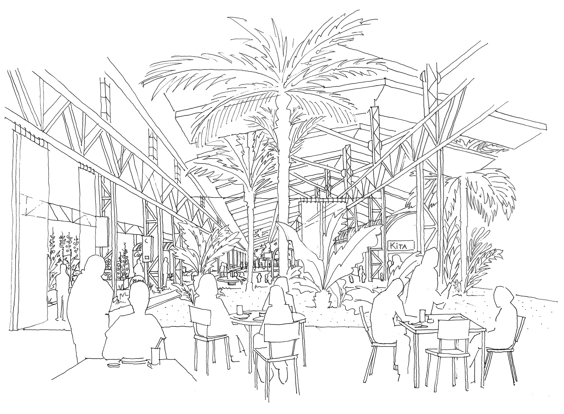 multi-use public hall