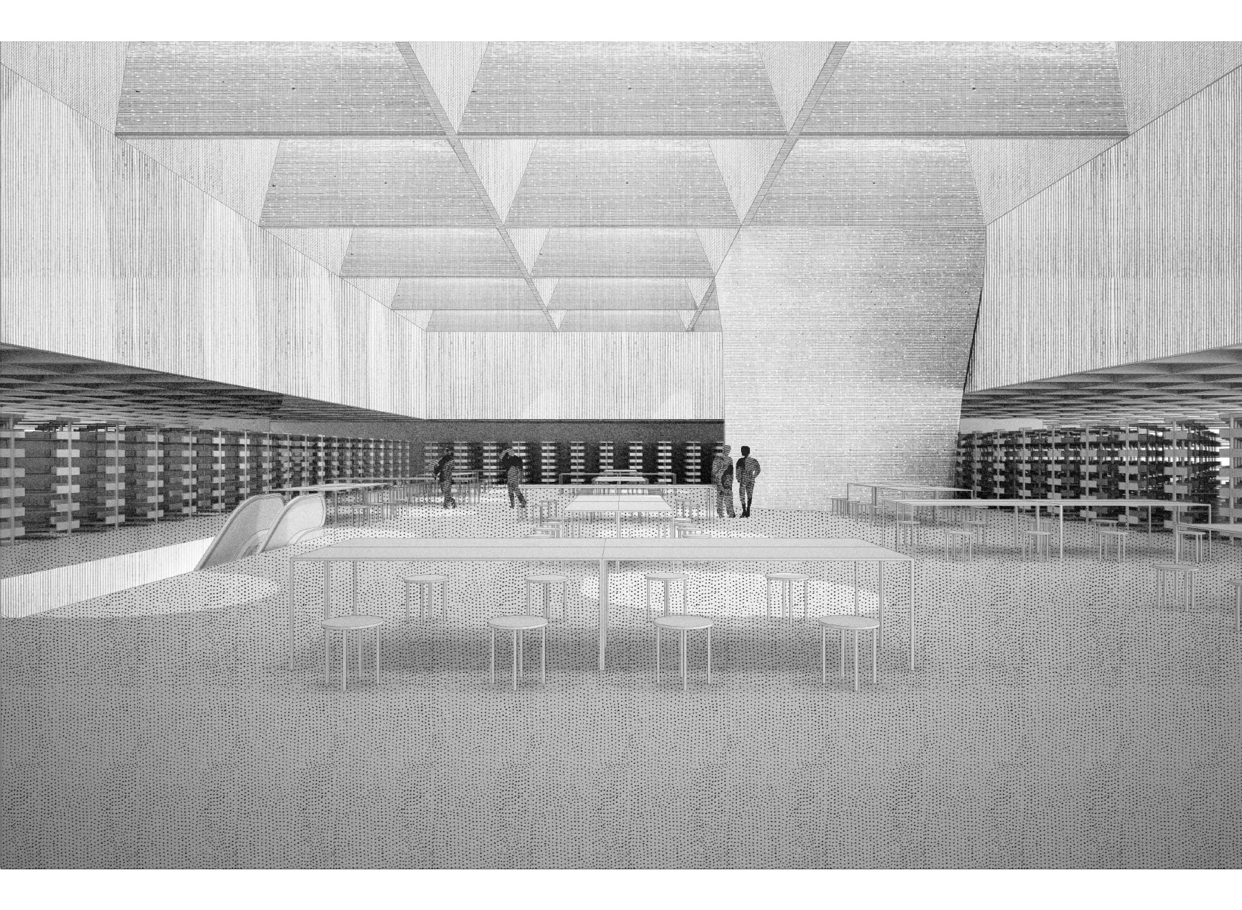 fourth floor, Labrouste reading room