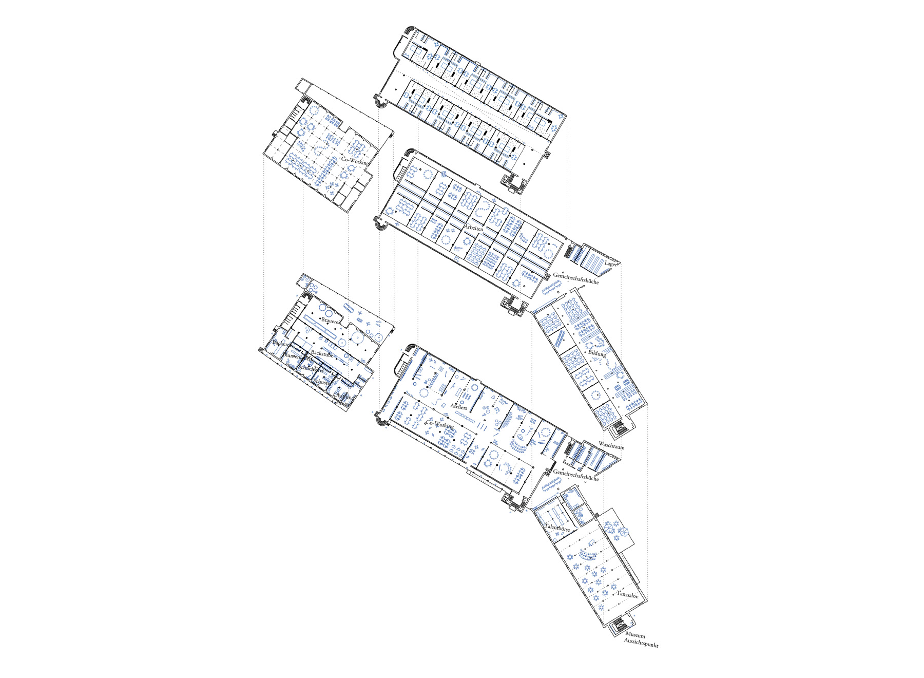 floor plans for Eduardstr. 41 and 43
