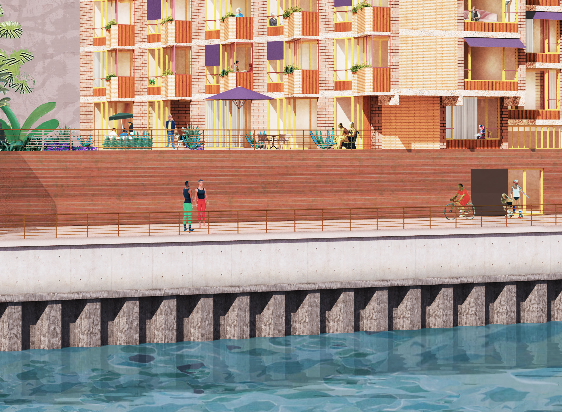 waterfront promenade
