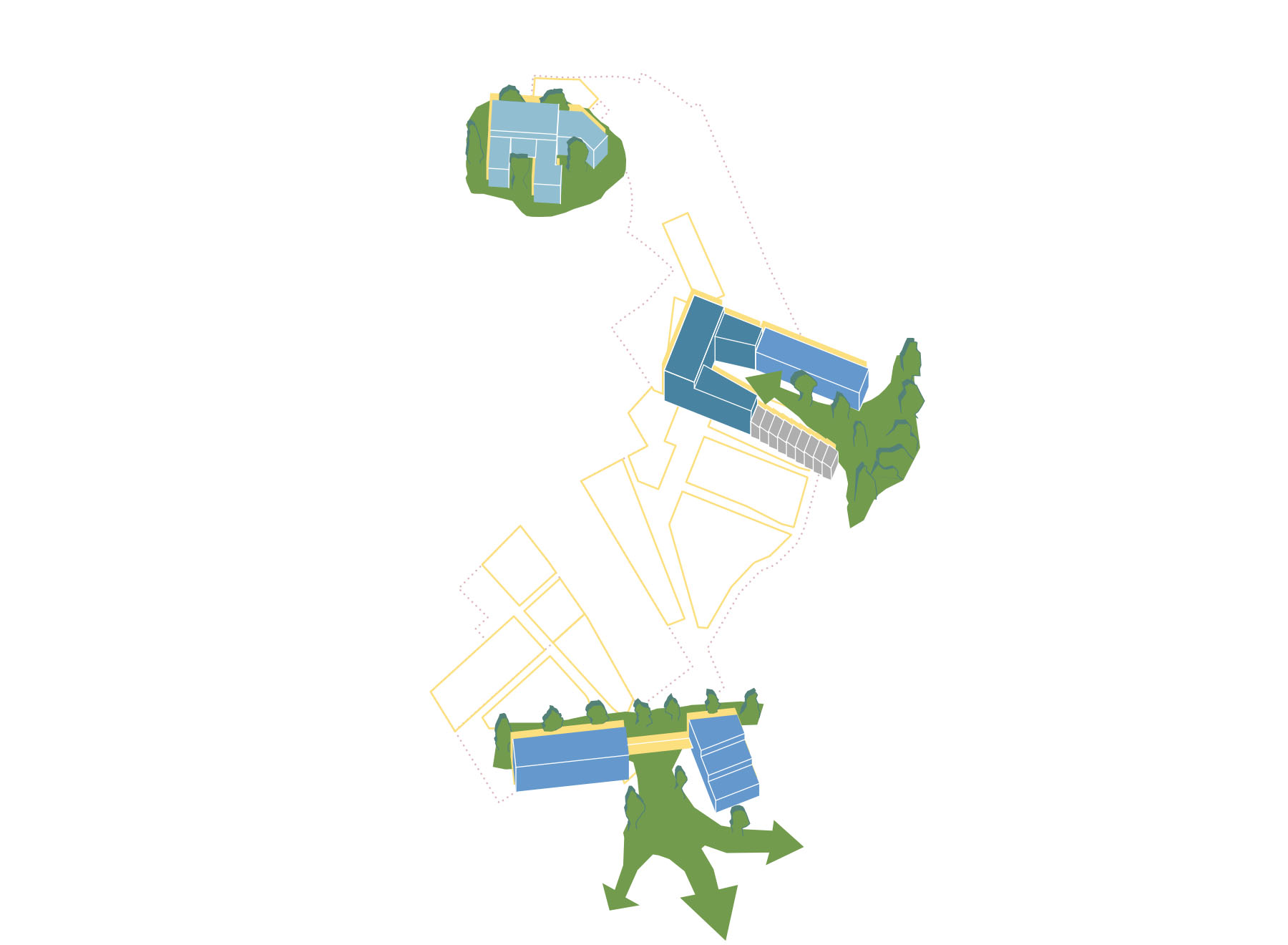 conglomorates in the landscape