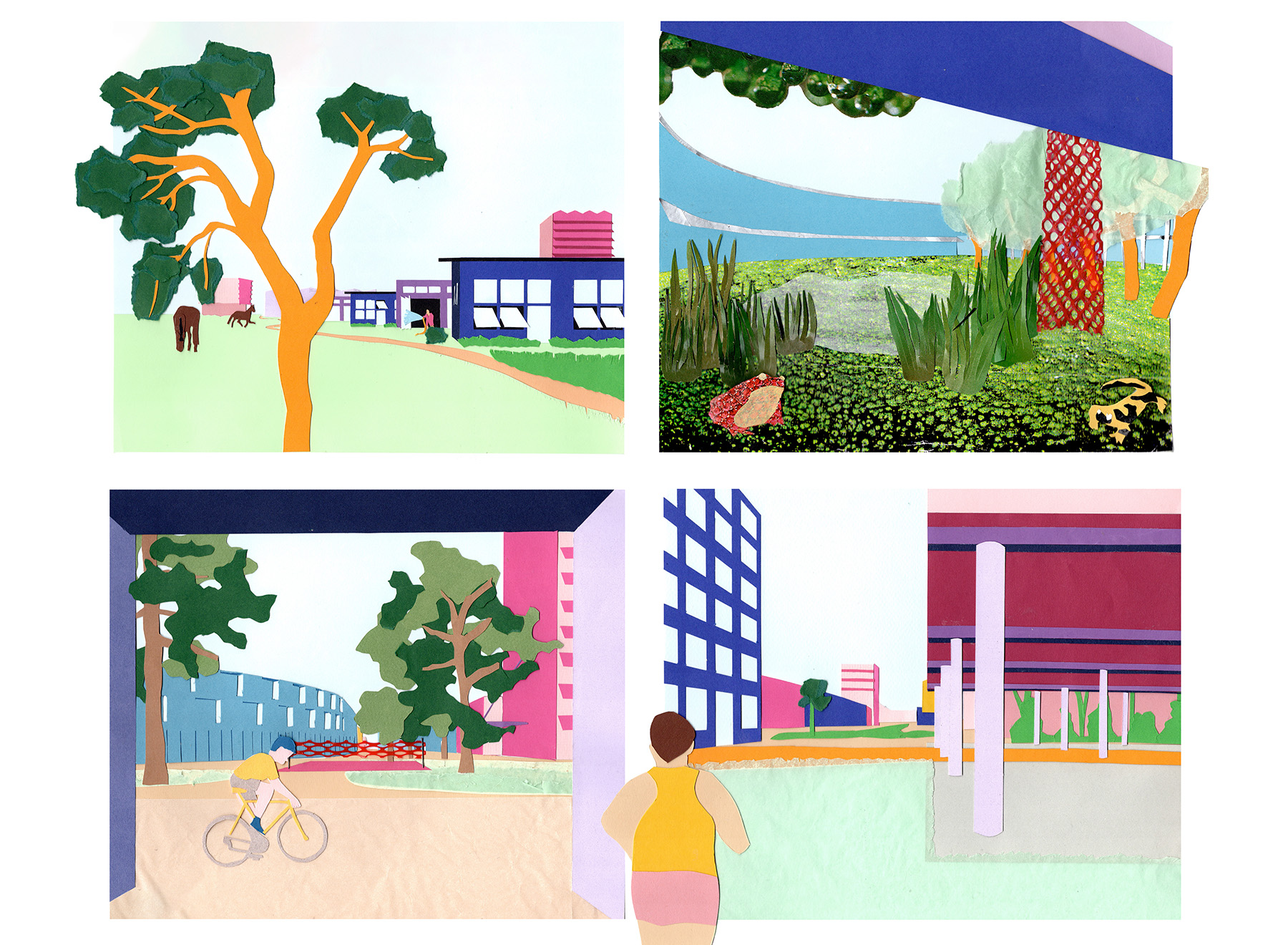 Outside, Inside, Through & Along