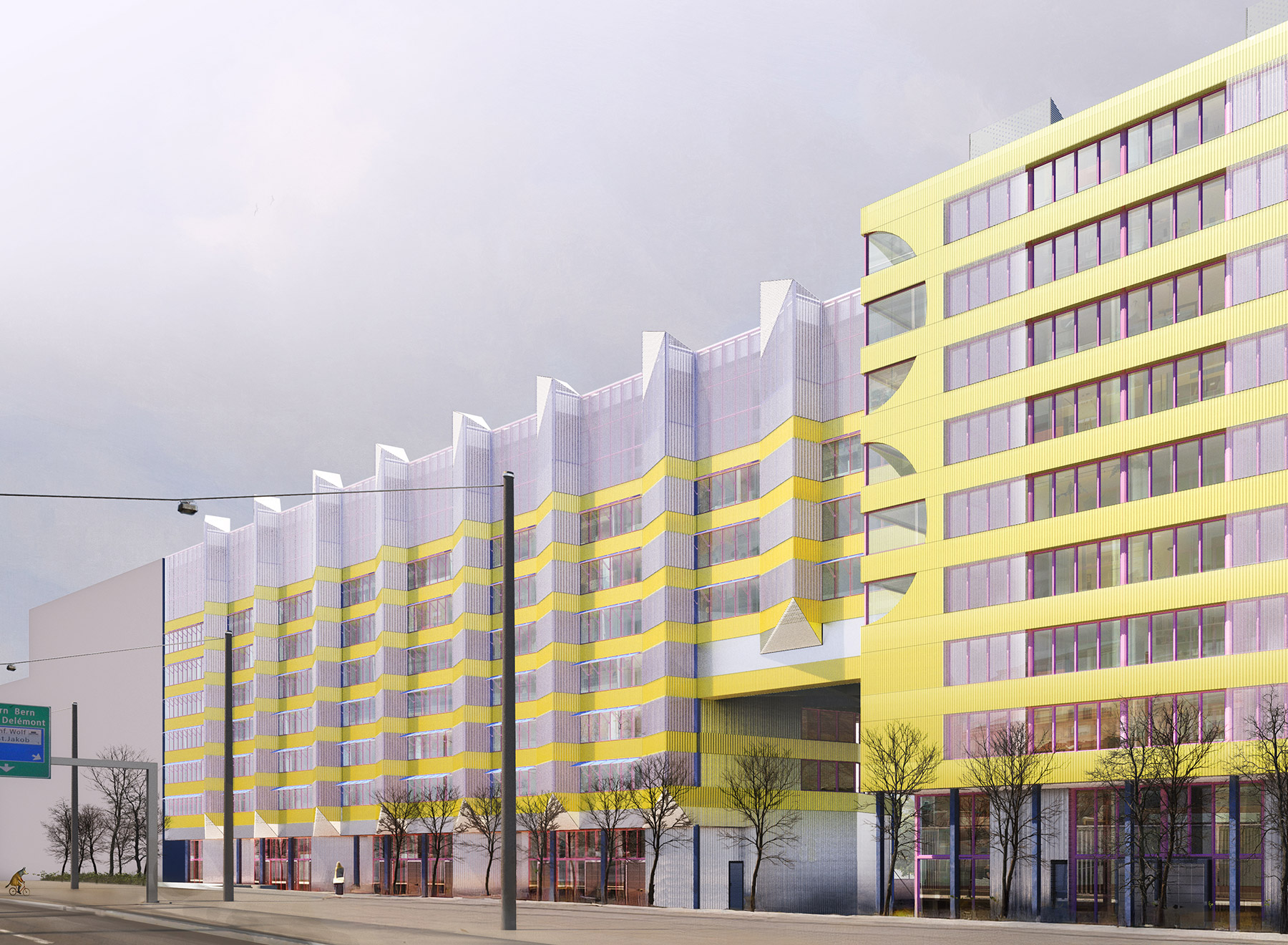 Street Perspective, rendering: Ponnie Images